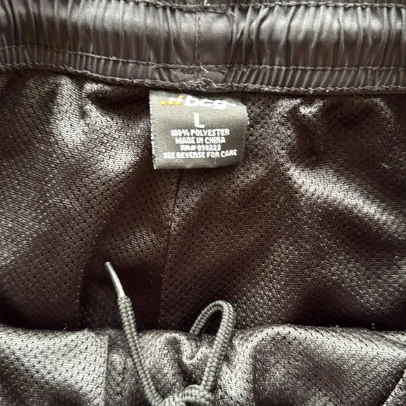 BCG Windsuit Gray Black Neon Green Hooded Jacket & Pants Tracksuit Unisex Sz L - Picture 11 of 14